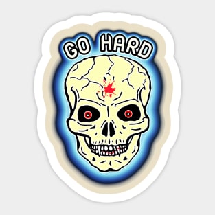 GO HARD Sticker